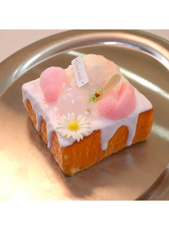 Pippi Litchi Cream Cake Squishy Stress Relief Toy - Soft, slow-rising sensory toy for stress relief for children and adults, cute food-shaped squishy for decoration, anxiety relief, and desk decoration.

Full Product Description - Image 3